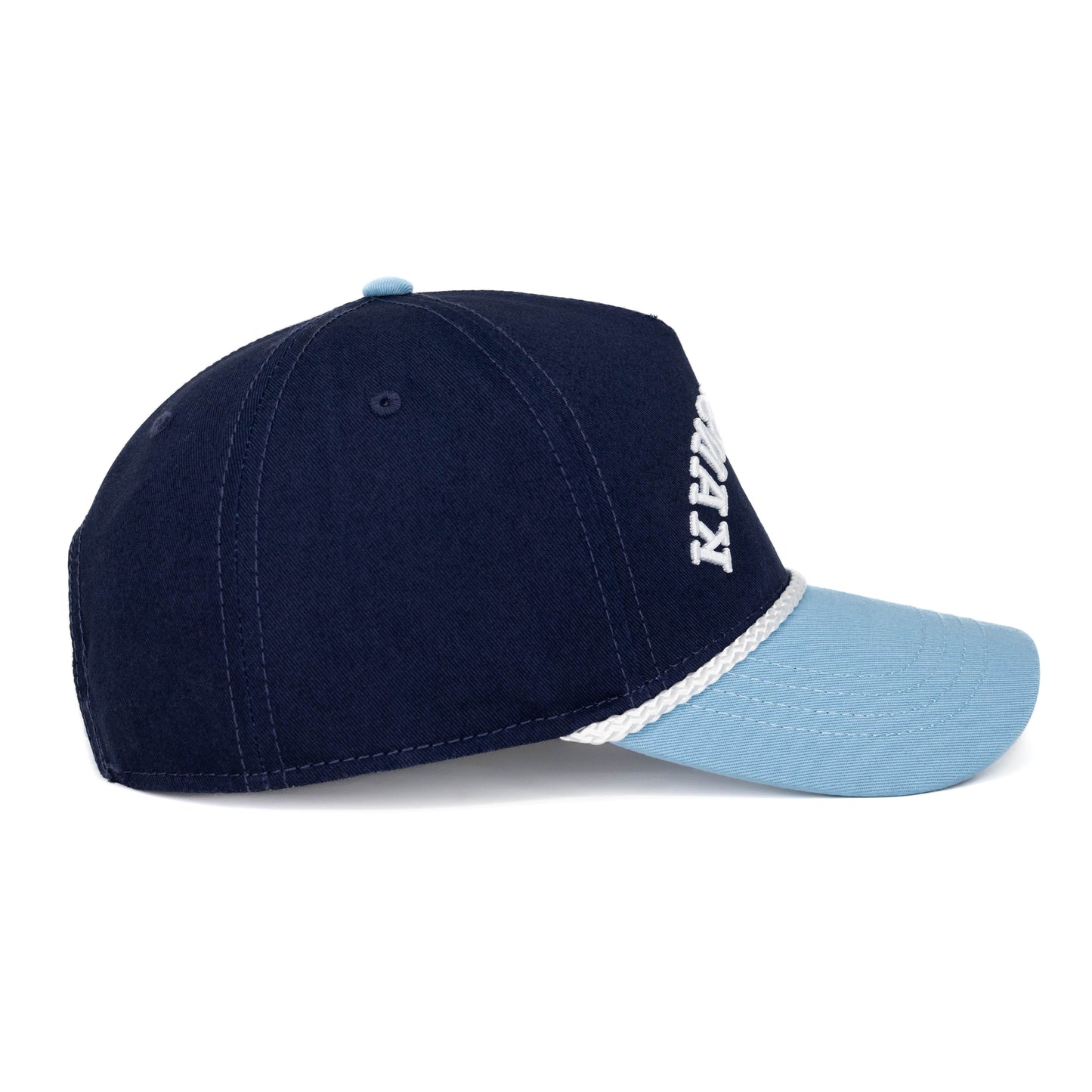 Kansas City Rope Hat - Navy x Powder Blue/White