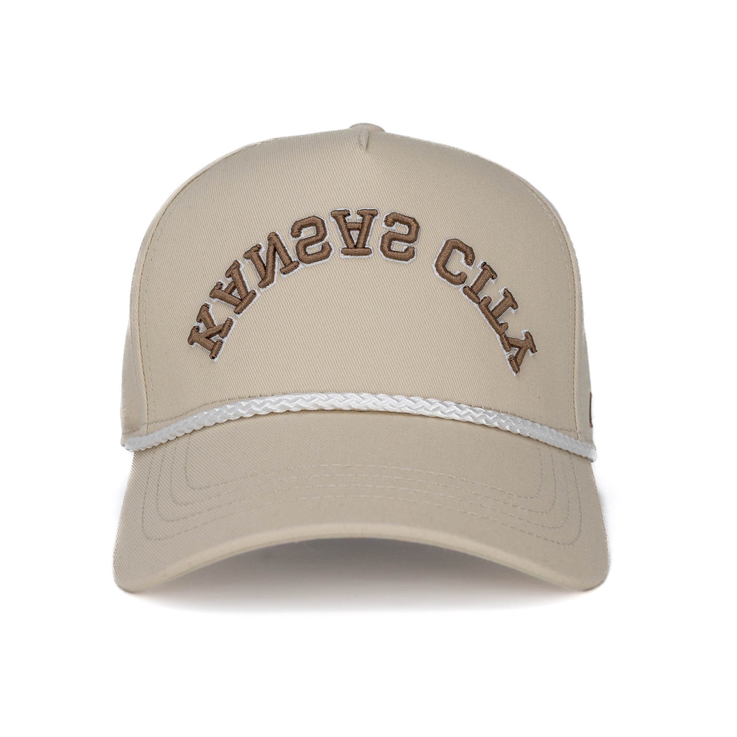 Kansas City Rope Hat - Off-White x Light Brown/White