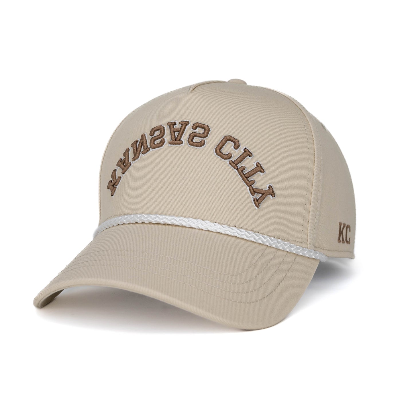 Kansas City Rope Hat - Off-White x Light Brown/White