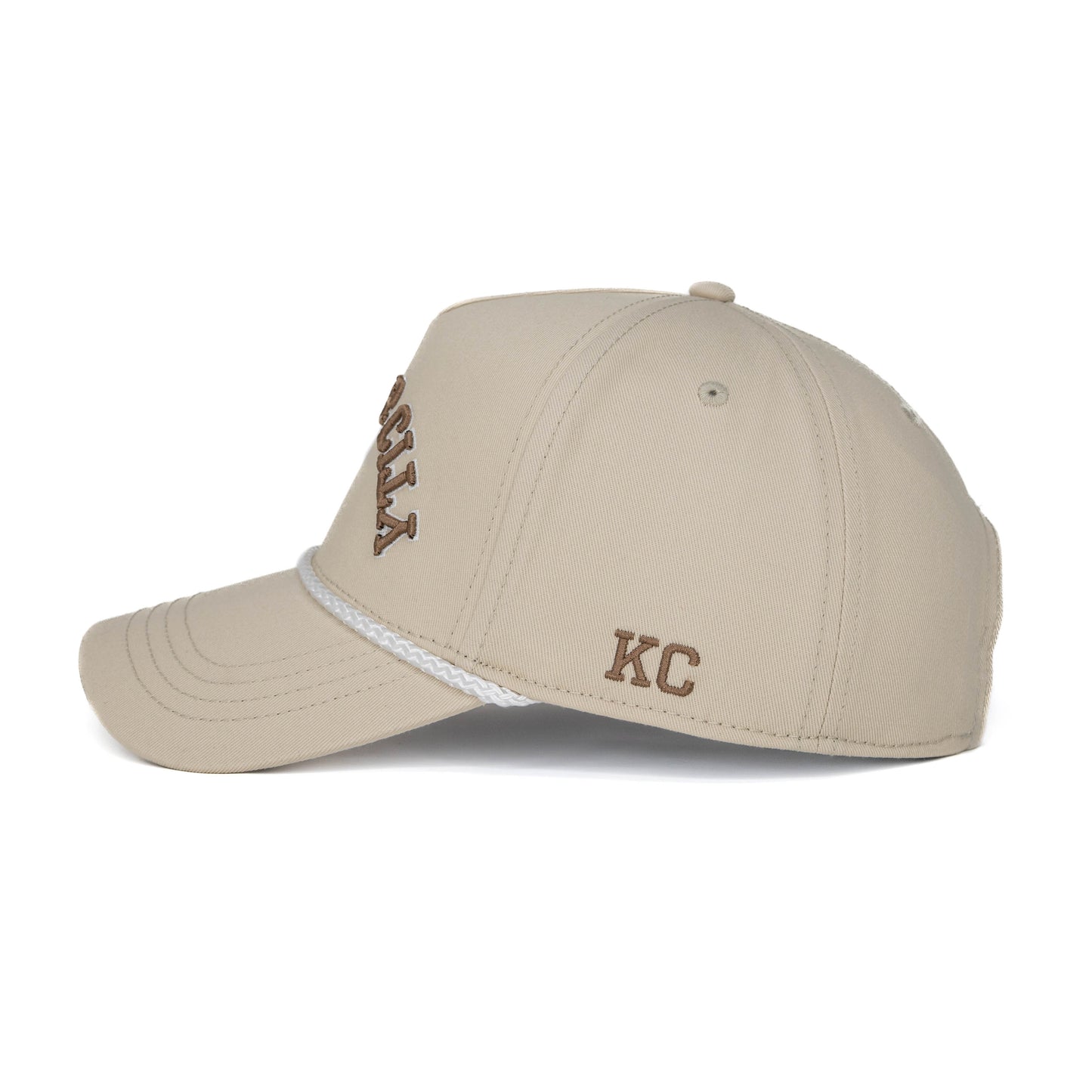 Kansas City Rope Hat - Off-White x Light Brown/White