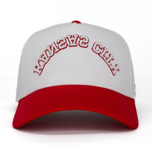 Kansas City Snapback - White x Red