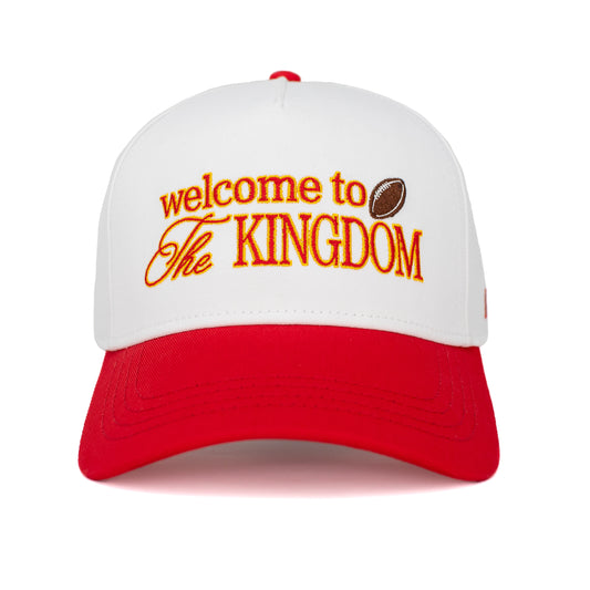Welcome to the Kingdom Snapback - White x Red/Yellow