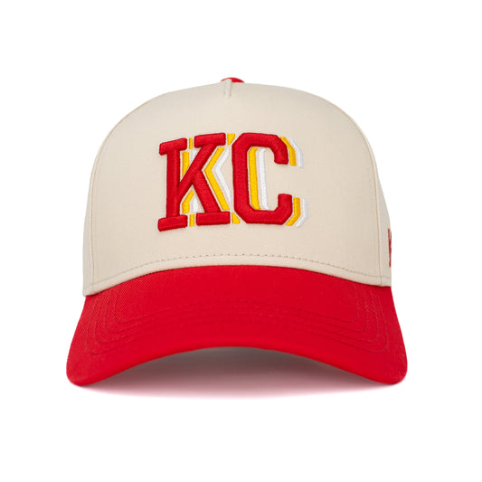 3D KC Snapback - Off-White x Red/Yellow