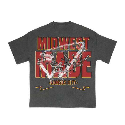 Playbook Tee - Washed Black