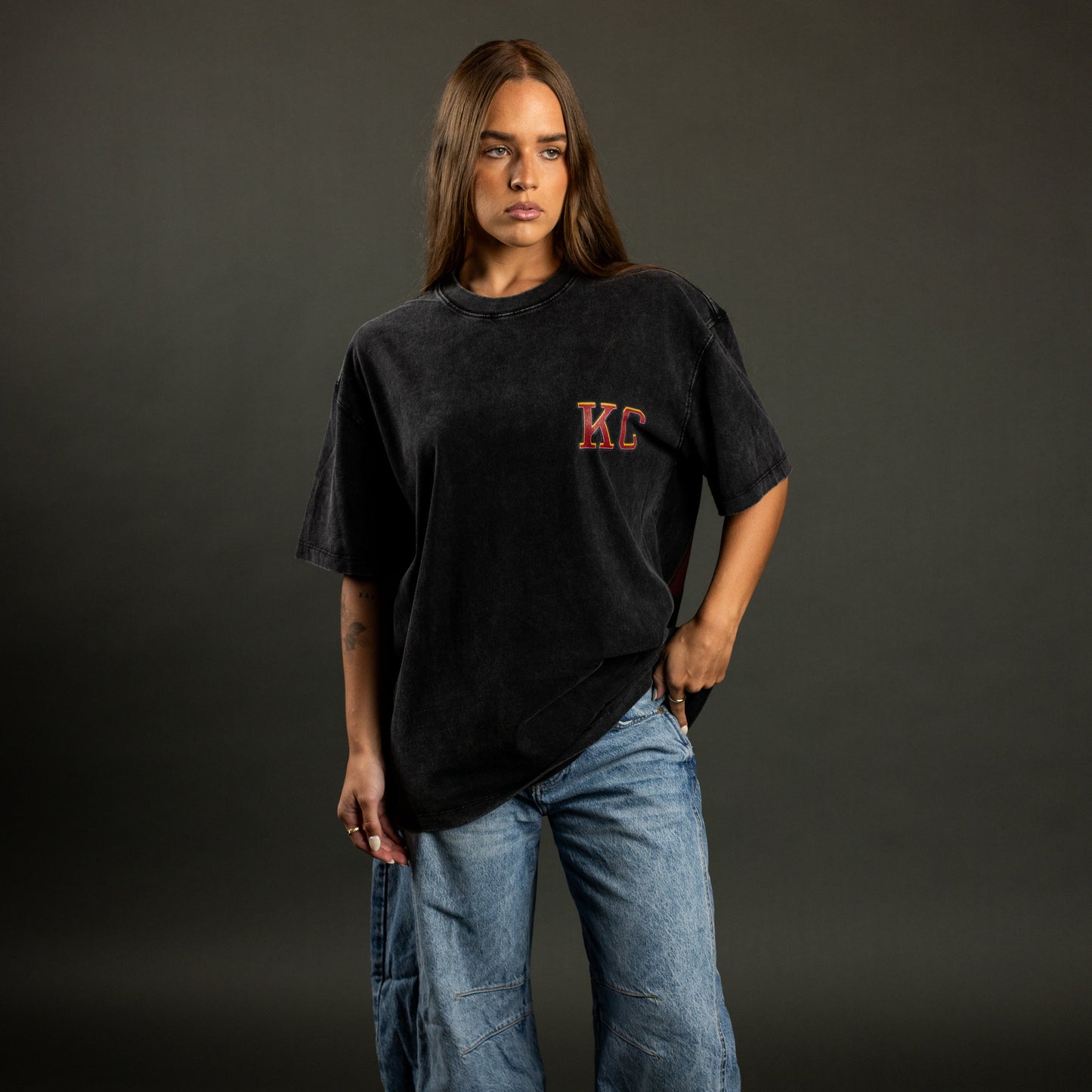 Playbook Tee - Washed Black