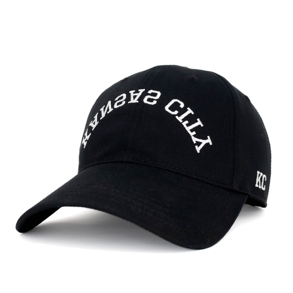 ☆25SS☆Handwriting Cap/KIMHEKIM☆ Kansas City Dad Hat - Black – CityBrimCo.