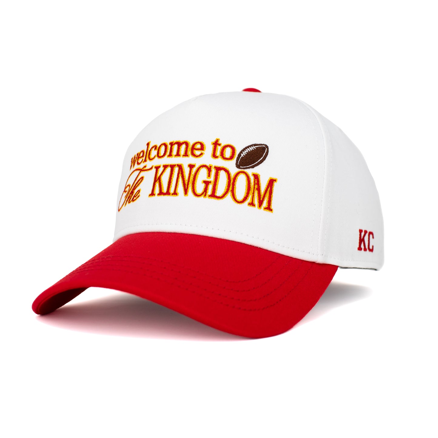 Welcome to the Kingdom Snapback - White x Red/Yellow