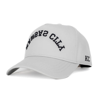 Kansas City Snapback - Grey x Black/White