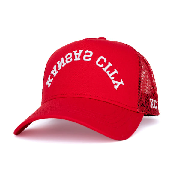 [teket] / ☆ 25SS Mismatch Trucker Cap / Red Mismatch Trucker Cap Red - teket