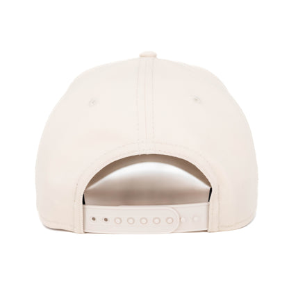 Kansas City Cursive Snapback - Off-White x Light Brown