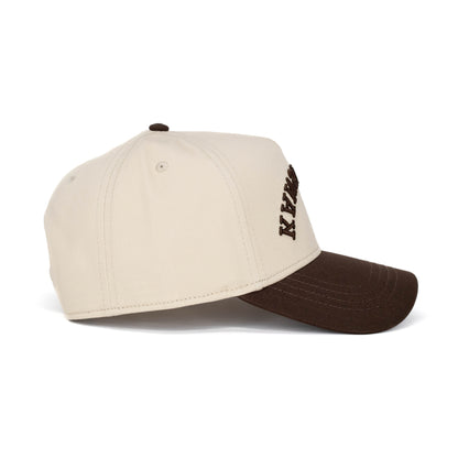 Kansas City Snapback - Off-White x Chocolate Brown