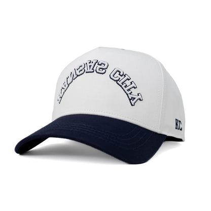 Kansas City Snapback - White x Navy