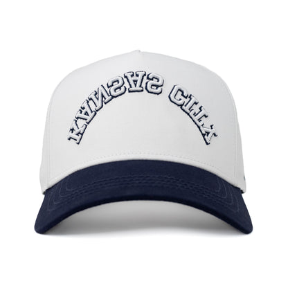 Kansas City Snapback - White x Navy