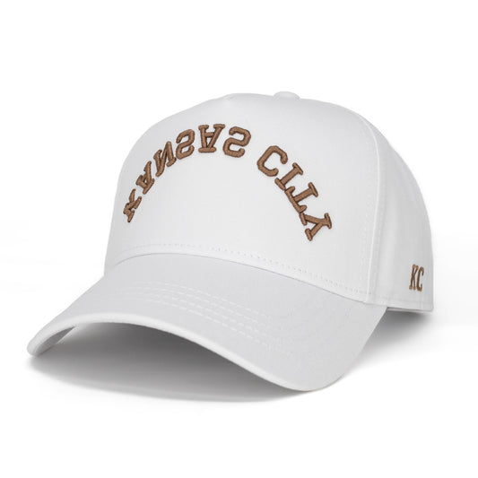 Kansas City Snapback - White x Brown